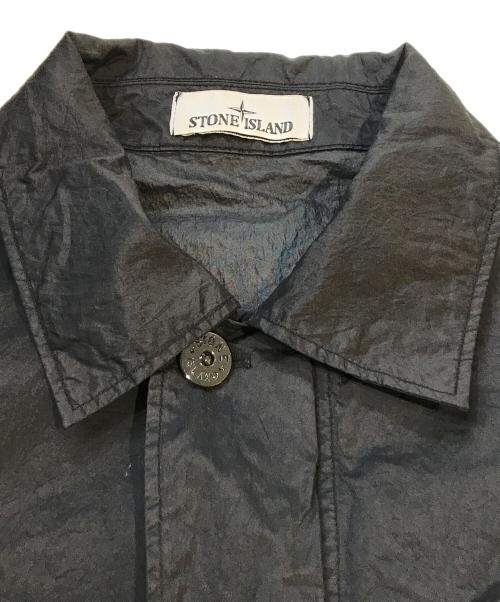 STONE ISLAND（ストーンアイランド）STONE ISLAND (ストーンアイランド) NYLON METAL SHIRT JACKET　781541620 ブラック サイズ:Ｌの古着・服飾アイテム