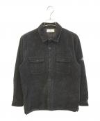 STONE ISLANDストーンアイランド）の古着「コーデュロイシャツ　751512111」｜ブラック