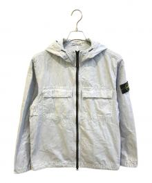 STONE ISLAND（ストーンアイランド）の古着「ジップアップジャケット　8015106WN」｜スカイブルー