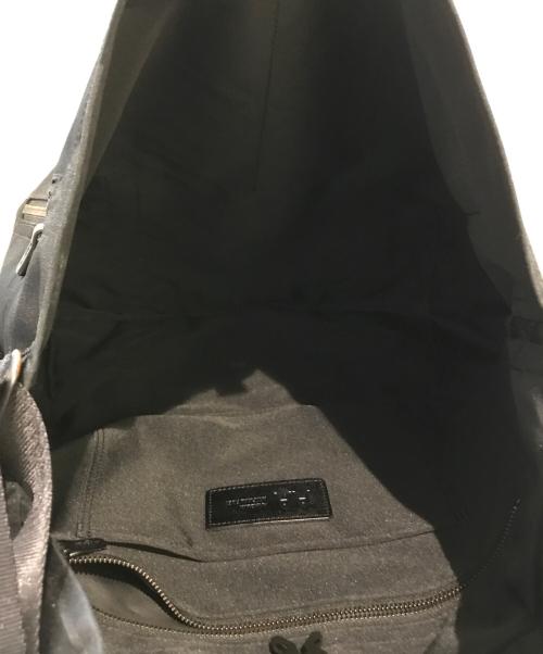 AMIACALVA ARTIFICIAL FIBER（アミアカルヴァ）AMIACALVA ARTIFICIAL FIBER (アミアカルヴァ) MESSENGER BAG ブラックの古着・服飾アイテム