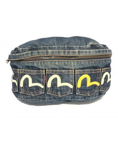 中古・古着通販】EVISU (エヴィス) デニムボディバッグ インディゴ