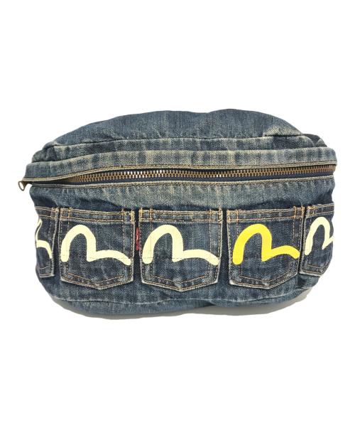 EVISU（エヴィス）EVISU (エヴィス) デニムボディバッグ インディゴの古着・服飾アイテム