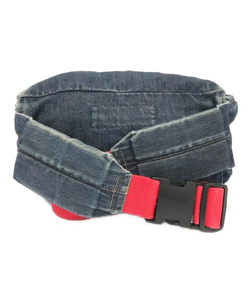 EVISU（エヴィス）EVISU (エヴィス) デニムボディバッグ インディゴの古着・服飾アイテム