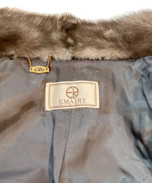 emairy（エマイリー）emairy (エマイリー) ミンクカシミヤコート グレー サイズ:表記無しの古着・服飾アイテム
