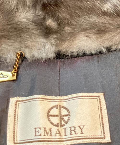 emairy（エマイリー）emairy (エマイリー) ミンクカシミヤコート グレー サイズ:表記無しの古着・服飾アイテム