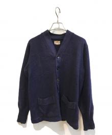 USED（ユーズド）の古着「カーディガン　40s-50s」｜ネイビー