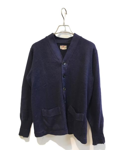 USED（ユーズド）USED (ユーズド) カーディガン　40s-50s ネイビー サイズ:36の古着・服飾アイテム