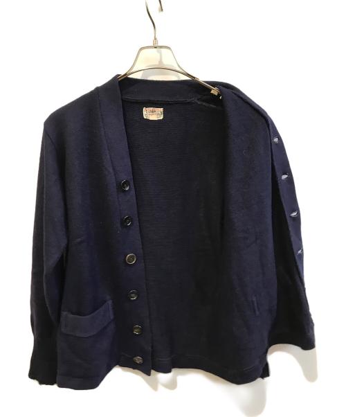 USED（ユーズド）USED (ユーズド) カーディガン　40s-50s ネイビー サイズ:36の古着・服飾アイテム