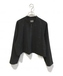 TRUNK HIROKO KOSHINO（トランク ヒロコ コシノ）の古着「ショートブルゾン　RSJFS-56400」｜ブラック