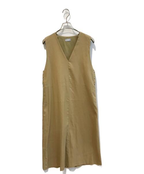 MACKINTOSH PHILOSOPHY（マッキントッシュ フィロソフィー）MACKINTOSH PHILOSOPHY (マッキントッシュ フィロソフィー) ウールミックスジャンパードレス　R9J20-442-40 ベージュ サイズ:Ｍの古着・服飾アイテム