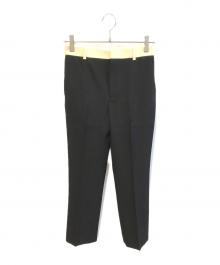 GIVENCHY（ジバンシィ）の古着「ウエストベルトバイカラーパンツ」｜ブラック