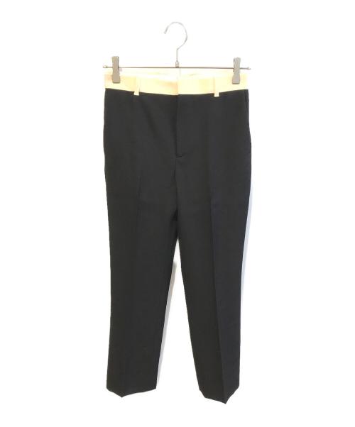 GIVENCHY（ジバンシィ）GIVENCHY (ジバンシィ) ウエストベルトバイカラーパンツ ブラック サイズ:34の古着・服飾アイテム