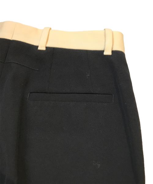 GIVENCHY（ジバンシィ）GIVENCHY (ジバンシィ) ウエストベルトバイカラーパンツ ブラック サイズ:34の古着・服飾アイテム