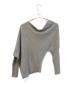 TOM FORD (トムフォード) アームホールカシミヤワンショルダーニット　MAK601 YAX061 グレー サイズ:XS：25000円