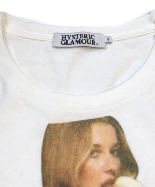 Hysteric Glamour（ヒステリックグラマー）Hysteric Glamour (ヒステリックグラマー) プリントTシャツ ホワイト サイズ:Ｓの古着・服飾アイテム