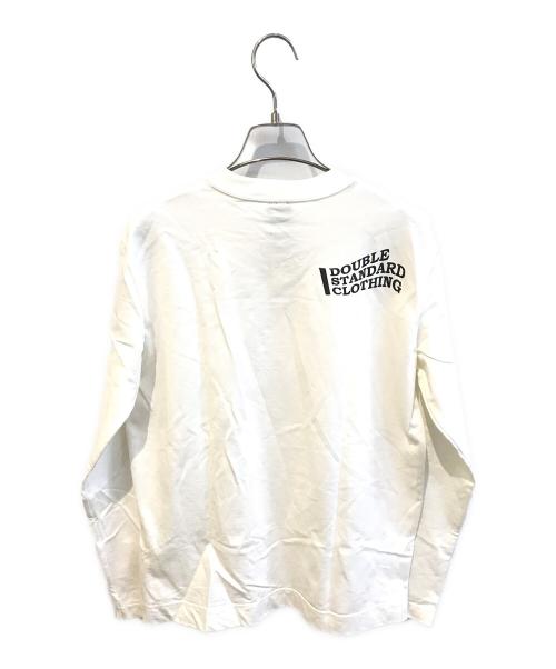 DOUBLE STANDARD（ダブルスタンダード）DOUBLE STANDARD (ダブルスタンダード) ベアワッペンロングTシャツ　0208-000-224A ホワイト サイズ:Fの古着・服飾アイテム