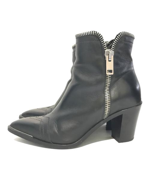 DIESEL（ディーゼル）DIESEL (ディーゼル) サイドジップブーツ　D-EARLHI-ZIP ブラック サイズ:39の古着・服飾アイテム