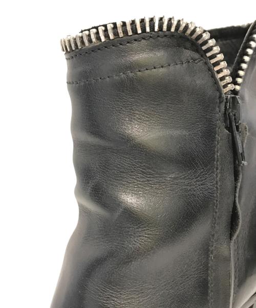 DIESEL（ディーゼル）DIESEL (ディーゼル) サイドジップブーツ　D-EARLHI-ZIP ブラック サイズ:39の古着・服飾アイテム