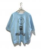 HUMAN MADEヒューマンメイド）の古着「PEANUTS S/S SWEATSHIRT」｜スカイブルー