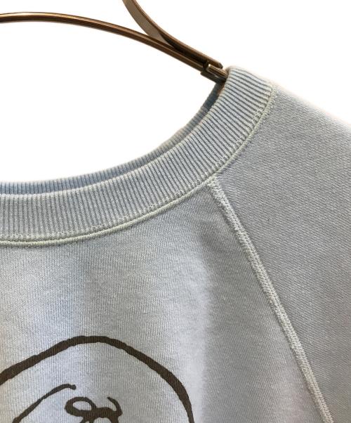 HUMAN MADE（ヒューマンメイド）HUMAN MADE (ヒューマンメイド) PEANUTS S/S SWEATSHIRT スカイブルー サイズ:ＸＬの古着・服飾アイテム