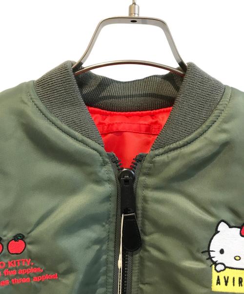 AVIREX（アヴィレックス）AVIREX (アヴィレックス) HELLO KITTY (ハローキティ) MA-1ジャケット　783-6152605 グリーン サイズ:Ｍ 未使用品の古着・服飾アイテム
