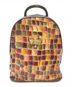 ATAOアタオ）の古着「4wayミッドタウンヴィトロ小型リュックショルダーバック」｜ブラウン