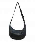 russetラシット）の古着「ソフトレザーラウンドショルダーバッグ」｜ブラック