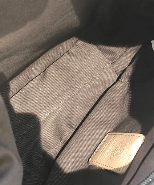 russet（ラシット）russet (ラシット) ソフトレザーラウンドショルダーバッグ ブラックの古着・服飾アイテム