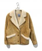 smoothmoodスムードムード）の古着「ムートンジャケット」｜ベージュ
