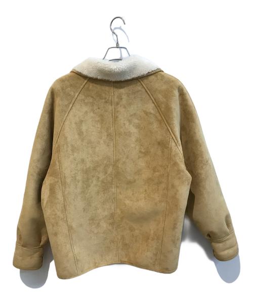 smoothmood（スムードムード）smoothmood (スムードムード) ムートンジャケット ベージュ サイズ:Freeの古着・服飾アイテム