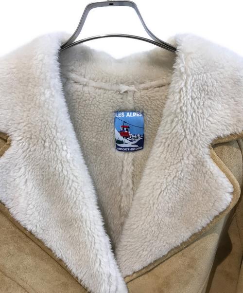 smoothmood（スムードムード）smoothmood (スムードムード) ムートンジャケット ベージュ サイズ:Freeの古着・服飾アイテム