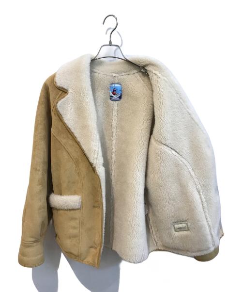 smoothmood（スムードムード）smoothmood (スムードムード) ムートンジャケット ベージュ サイズ:Freeの古着・服飾アイテム