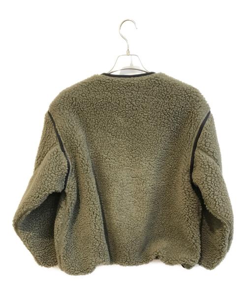 THE NORTHFACE PURPLELABEL（ザ・ノースフェイス パープルレーベル）THE NORTHFACE PURPLELABEL (ザ・ノースフェイス パープルレーベル) Wool Boa Fleece Field Cardigan Beige　NA2250N グリーン サイズ:Sの古着・服飾アイテム