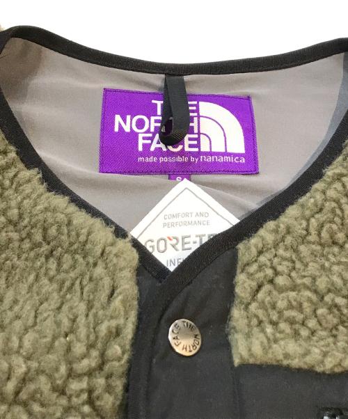 THE NORTHFACE PURPLELABEL（ザ・ノースフェイス パープルレーベル）THE NORTHFACE PURPLELABEL (ザ・ノースフェイス パープルレーベル) Wool Boa Fleece Field Cardigan Beige　NA2250N グリーン サイズ:Sの古着・服飾アイテム