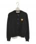 PLAY COMME des GARCONS（プレイコムデギャルソン）の古着「クルーネックカーディガン　AZ-N049」｜ブラック