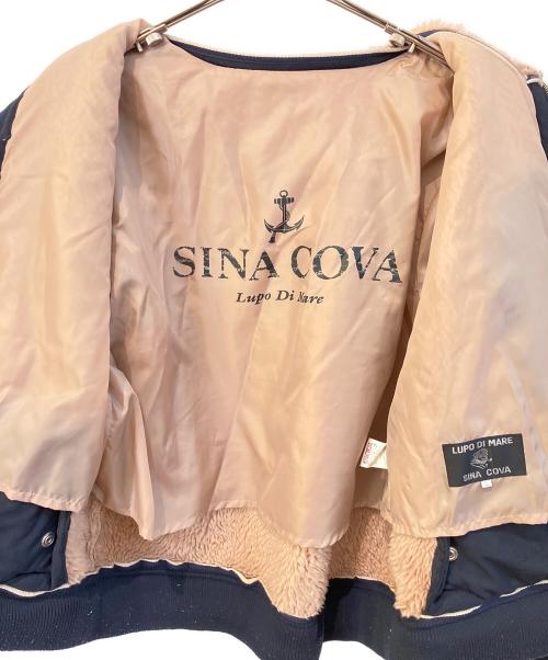 LUPO DI MARE SINA COVA（ルポ ディ マーレ シナコバ）LUPO DI MARE SINA COVA (ルポ ディ マーレ シナコバ) フェイクムートンジャケット ネイビー サイズ:Ｌの古着・服飾アイテム