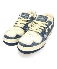 shootbrand（シュートブランド）の古着「ローカットスニーカー」｜ホワイト×インディゴ