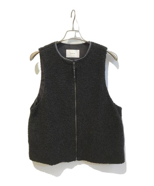 FRAMeWORK（フレームワーク）FRAMeWORK (フレームワーク) ボアベスト　25011220602030 ブラック サイズ:ＦＲＥＥの古着・服飾アイテム