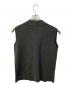 PLST (プラステ) ブラックダブルボタン ニットベスト グレー サイズ:SIZE M：4000円