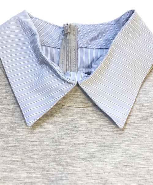 Olu.（オルドット）Olu. (オルドット) ダンボールペプラムスウェット　OL26JAA16 グレー サイズ:Fの古着・服飾アイテム