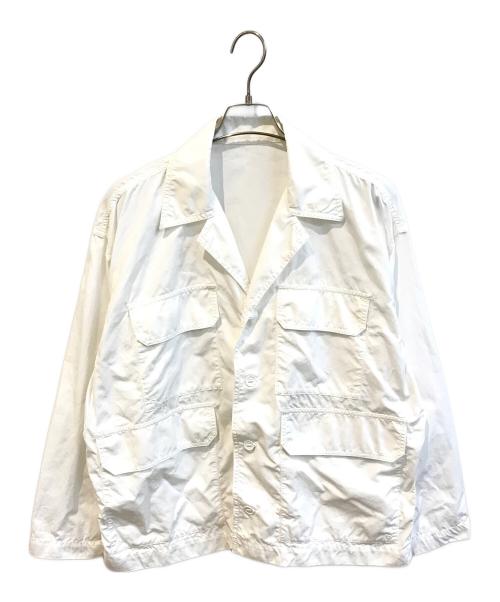 TOMORROW LAND（トゥモローランド）TOMORROW LAND (トゥモローランド) 80/2コットントロピカル シャツブルゾン　63-08-01-08105 ホワイト サイズ:Mの古着・服飾アイテム