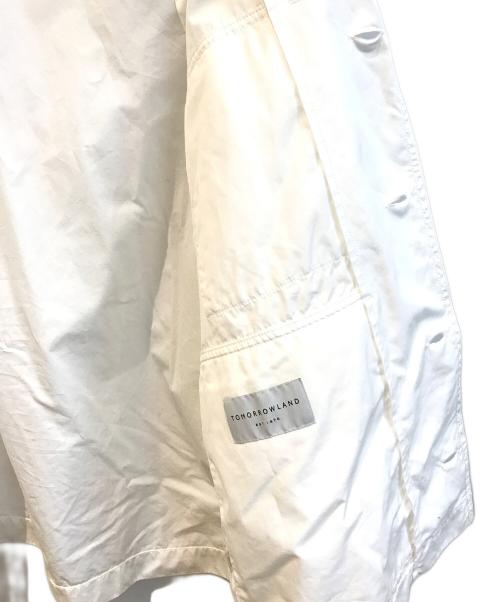 TOMORROW LAND（トゥモローランド）TOMORROW LAND (トゥモローランド) 80/2コットントロピカル シャツブルゾン　63-08-01-08105 ホワイト サイズ:Mの古着・服飾アイテム