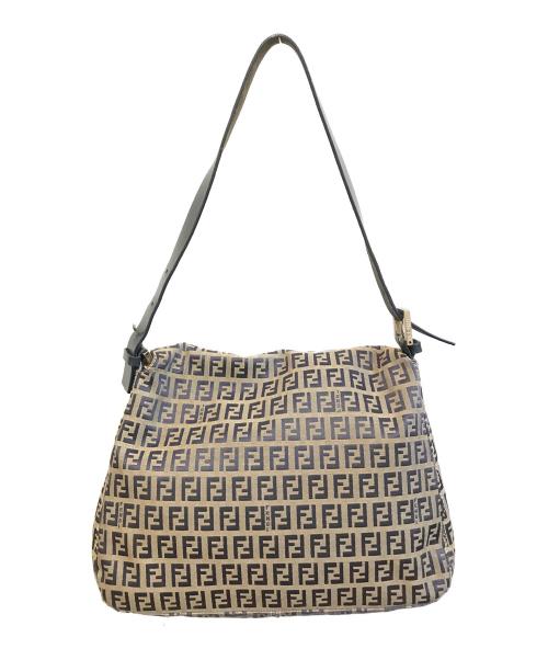 FENDI（フェンディ）FENDI (フェンディ) ズッキーノショルダーバッグ　26325 ブラウンの古着・服飾アイテム