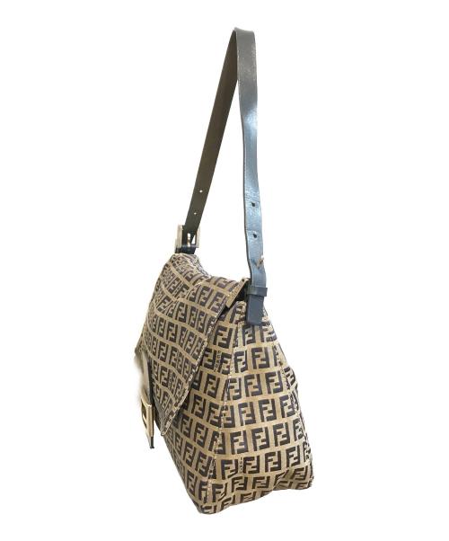 FENDI（フェンディ）FENDI (フェンディ) ズッキーノショルダーバッグ　26325 ブラウンの古着・服飾アイテム