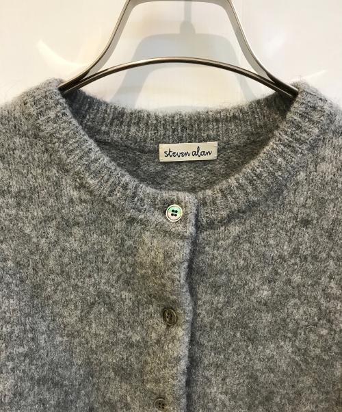 STEVEN ALAN（スティーブンアラン）STEVEN ALAN (スティーブンアラン) モヘヤ混ショートカーディガン　8228-105-0167 グレー サイズ:SIZE Freeの古着・服飾アイテム