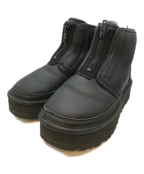 UGG（アグ）UGG (アグ) Neumel Platform Zip ブラック サイズ:22cmの古着・服飾アイテム