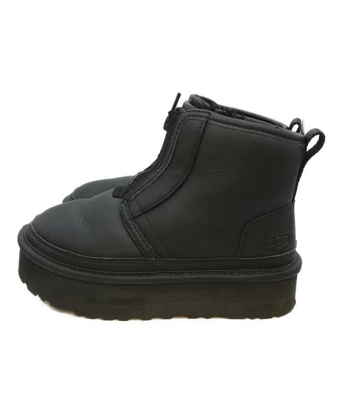 UGG（アグ）UGG (アグ) Neumel Platform Zip ブラック サイズ:22cmの古着・服飾アイテム