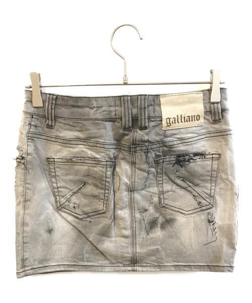 GALLIANO（ガリアーノ）GALLIANO (ガリアーノ) ミニスカート ブラック サイズ:26/40の古着・服飾アイテム