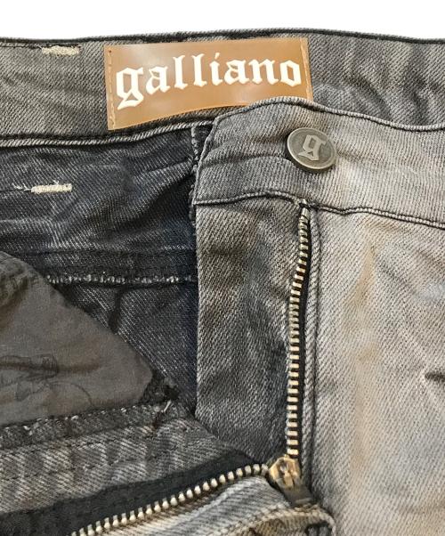 GALLIANO（ガリアーノ）GALLIANO (ガリアーノ) ミニスカート ブラック サイズ:26/40の古着・服飾アイテム