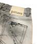 中古・古着 GALLIANO (ガリアーノ) ミニスカート ブラック サイズ:26/40：14000円